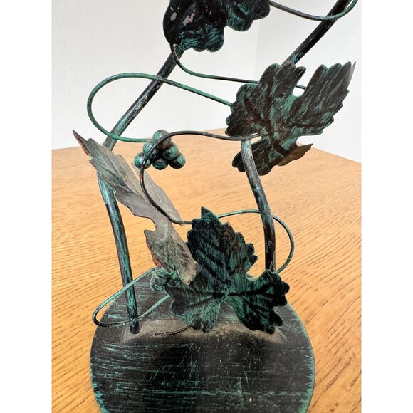 Metal Grapevine Candle Holder With Dual Taper Holders 13" Tall - Picture 7 of 9